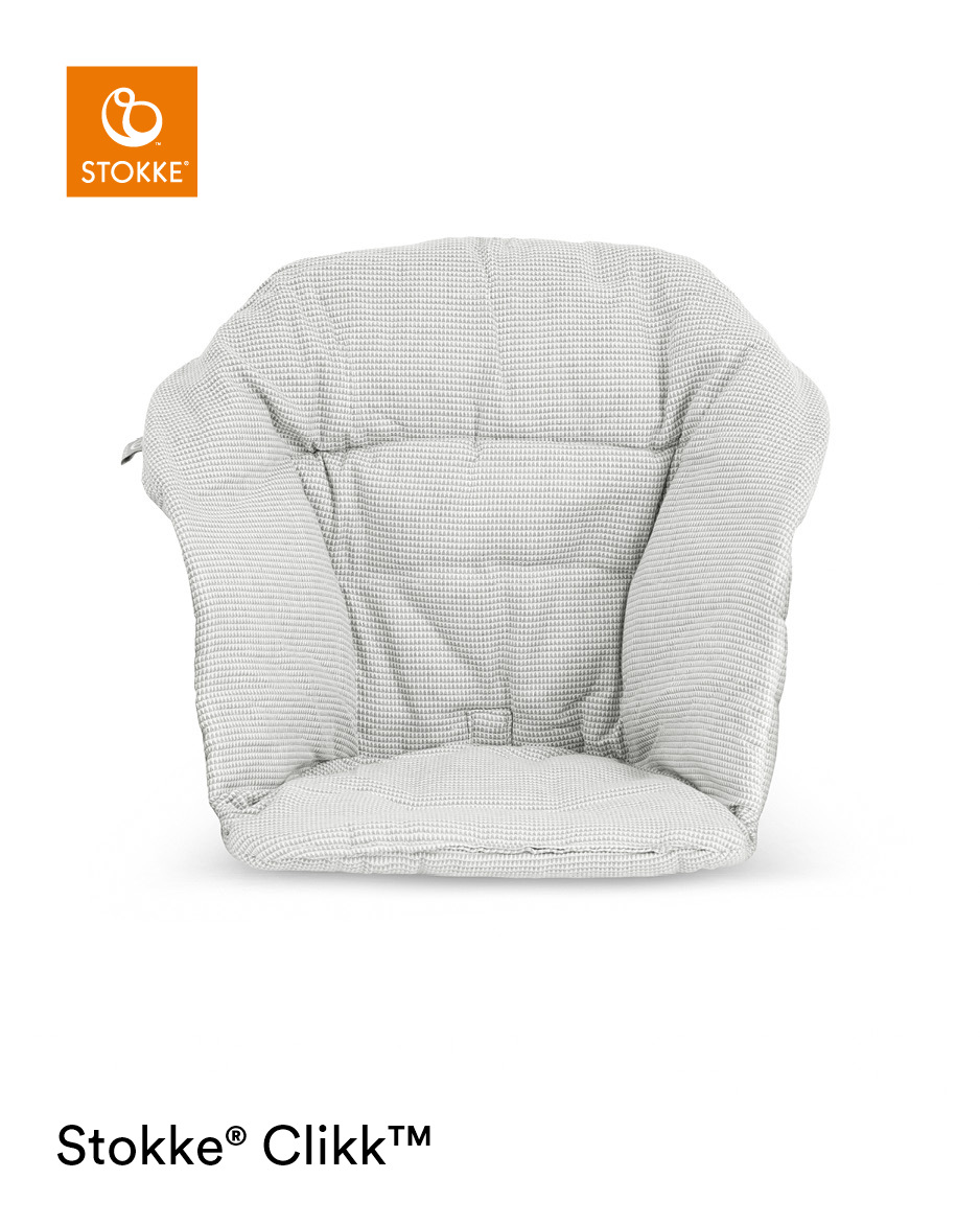 Coussin chaise haute Stokke Clikk Nordic Grey