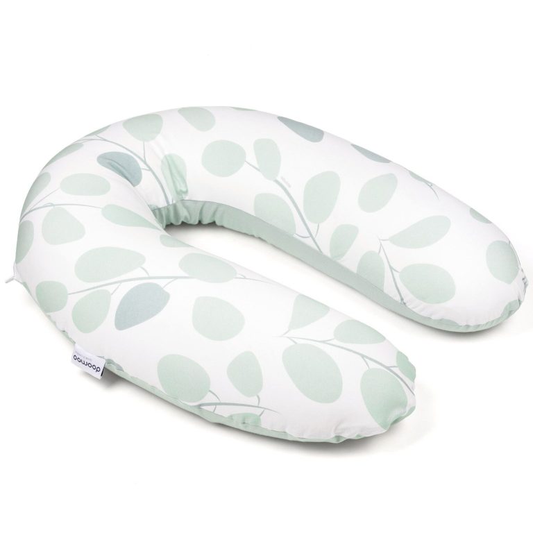 Coussin-dallaitement-Doomoo-Buddy-Leaves-Aqua-Green