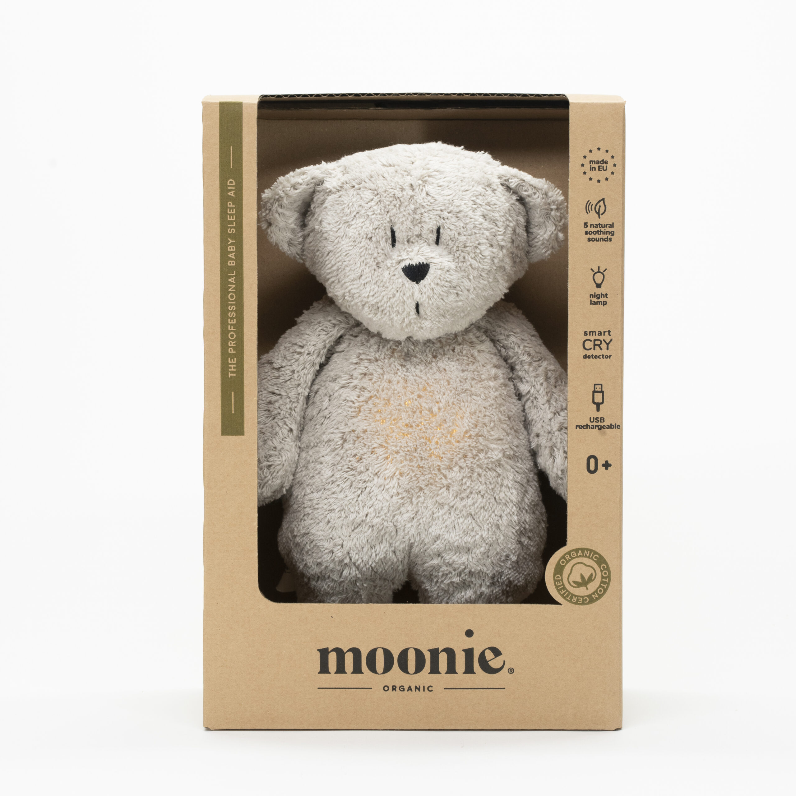 Veilleuse musicale Moonie The Humming Bear Gray 2.0