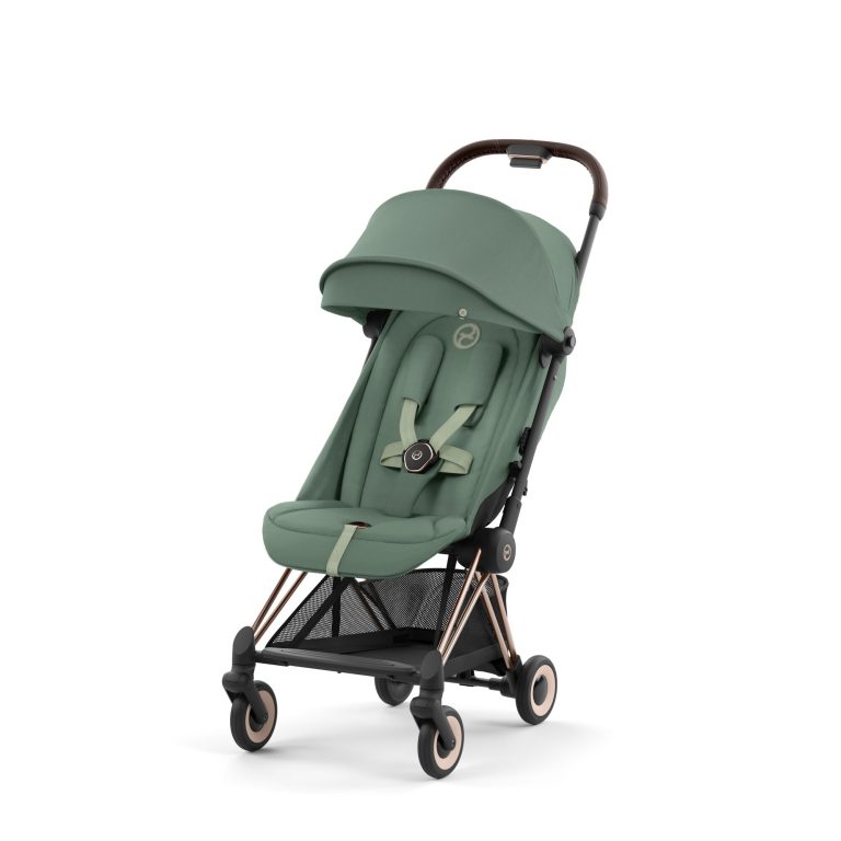 Poussette-Cybex-Coya-Rosegold-Leaf-Green