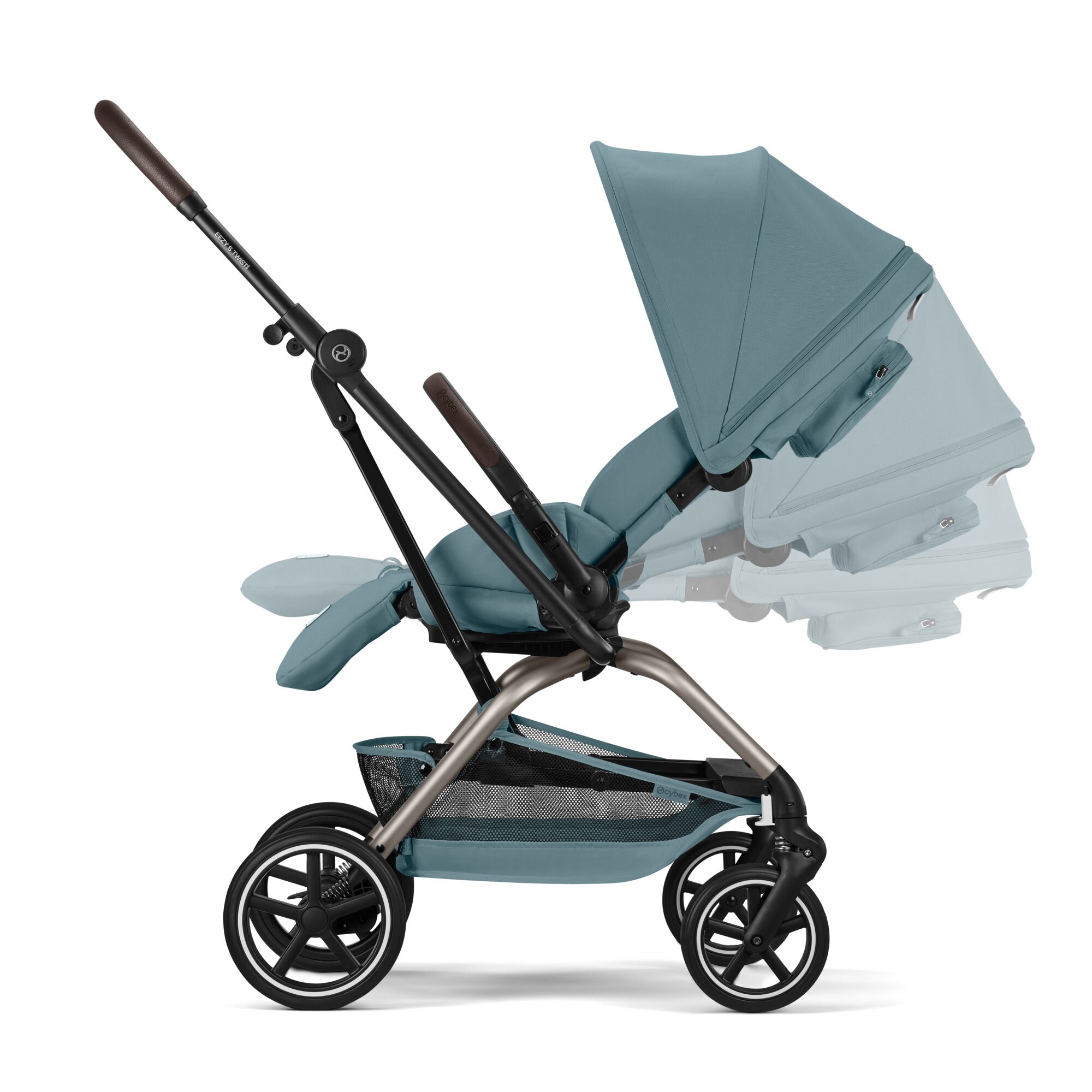 Poussette Cybex Eezy S Twist+2 TPE Stormy Blue – Image 7
