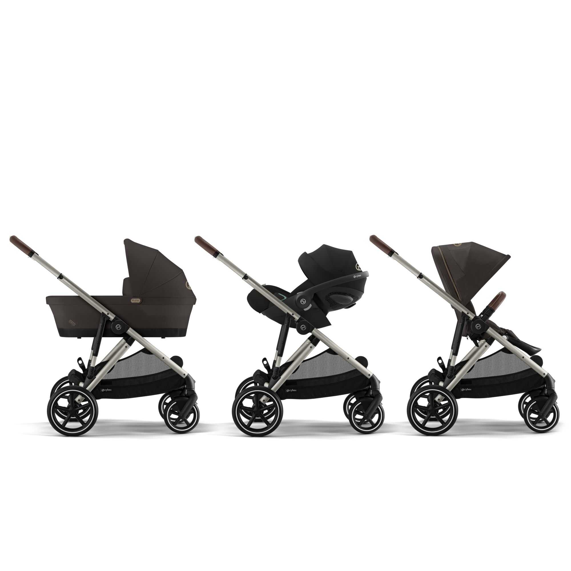 Poussette Cybex Gazelle S TPE Chocolate Brown – Image 8