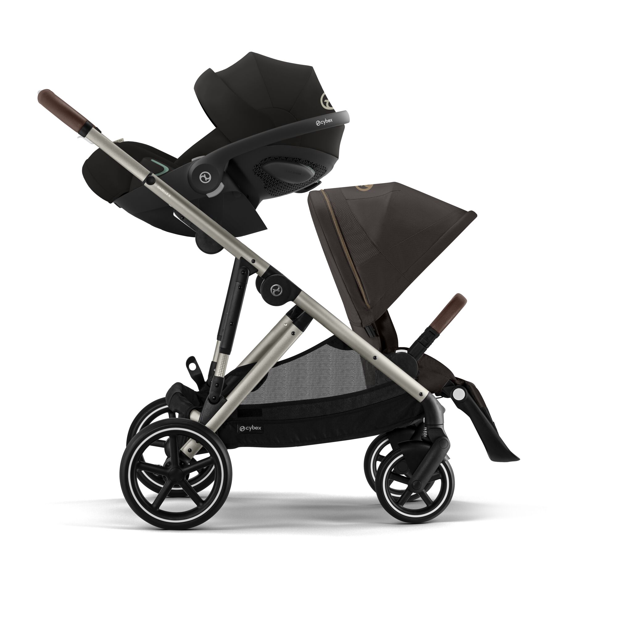 Poussette Cybex Gazelle S TPE Chocolate Brown – Image 5