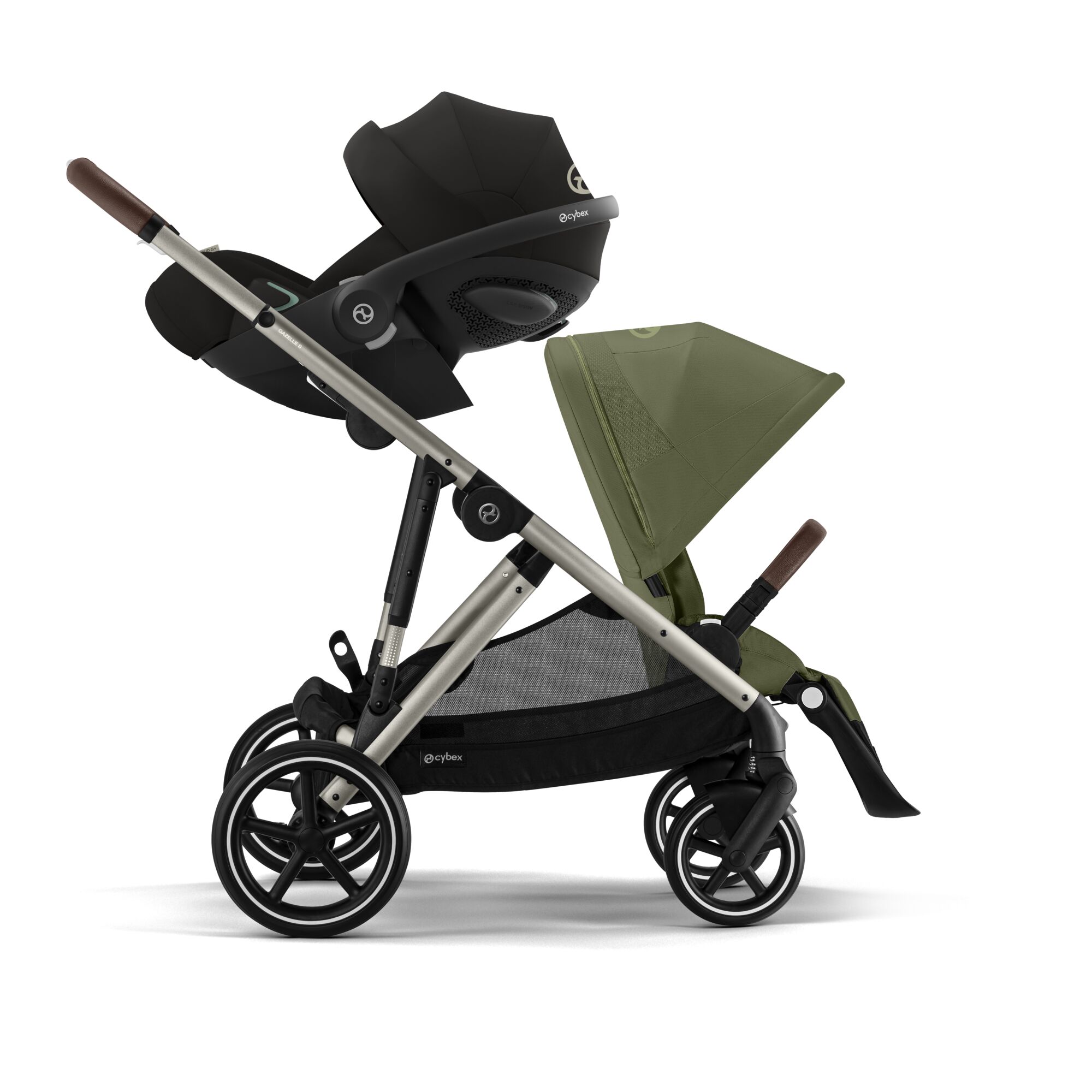 Poussette Cybex Gazelle S TPE Chocolate Brown – Image 13