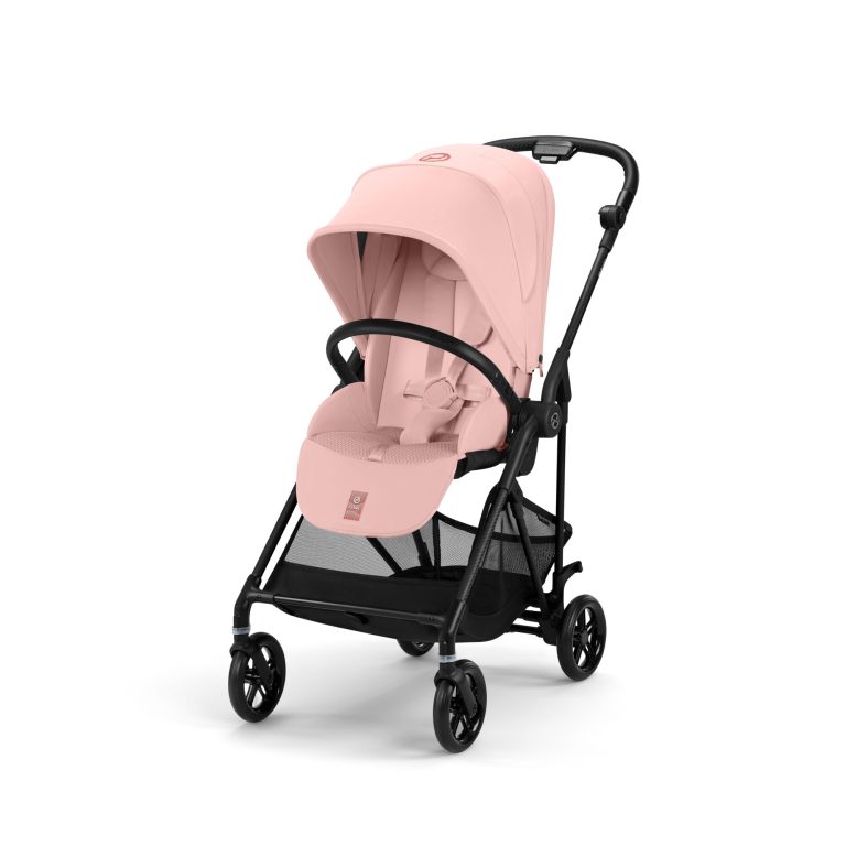 Poussette-Cybex-Melio-Carbon-Candy-Pink
