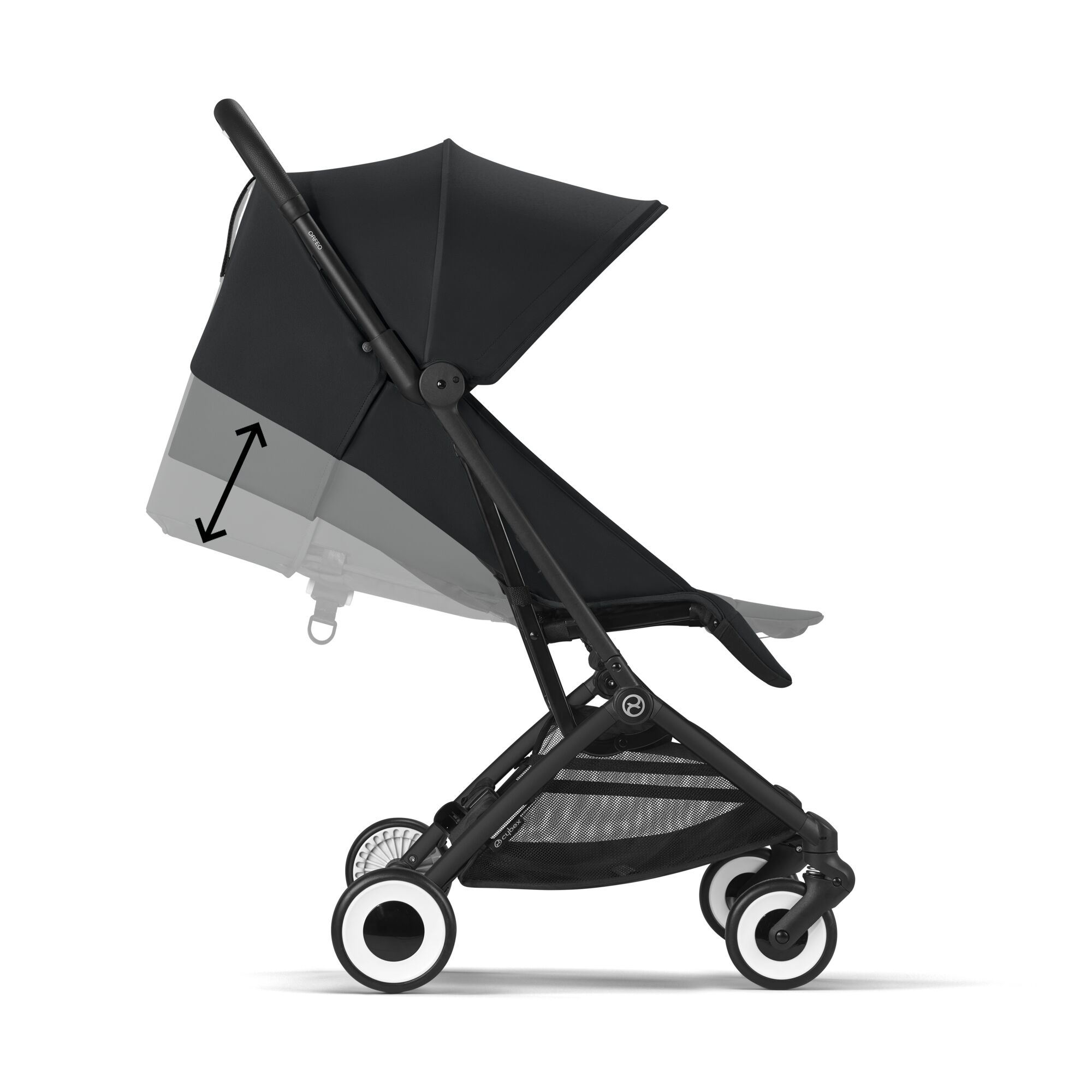 Poussette Cybex Orfeo BLK Magic Black – Image 3