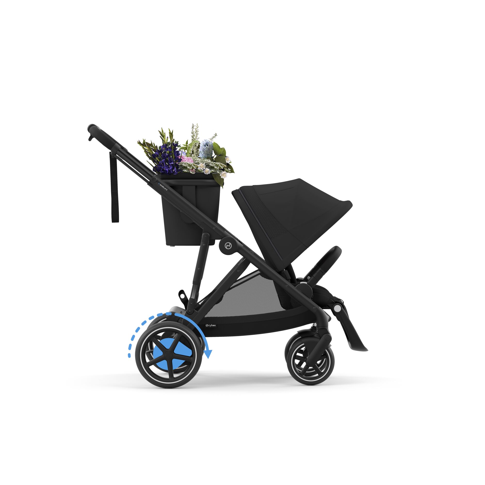 Poussette Cybex e-Gazelle S BLK Moon Black