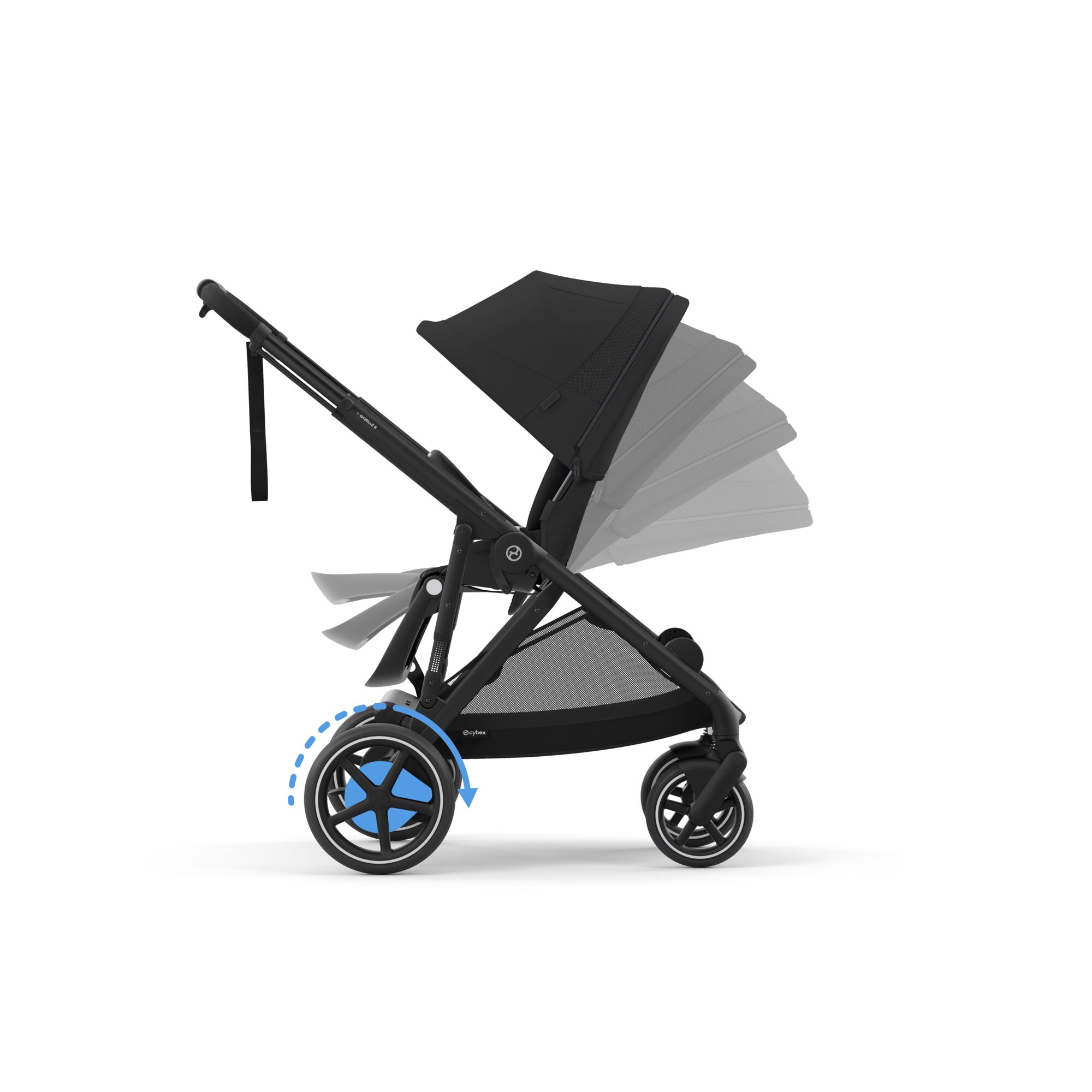 Poussette Cybex e-Gazelle S BLK Moon Black – Image 4