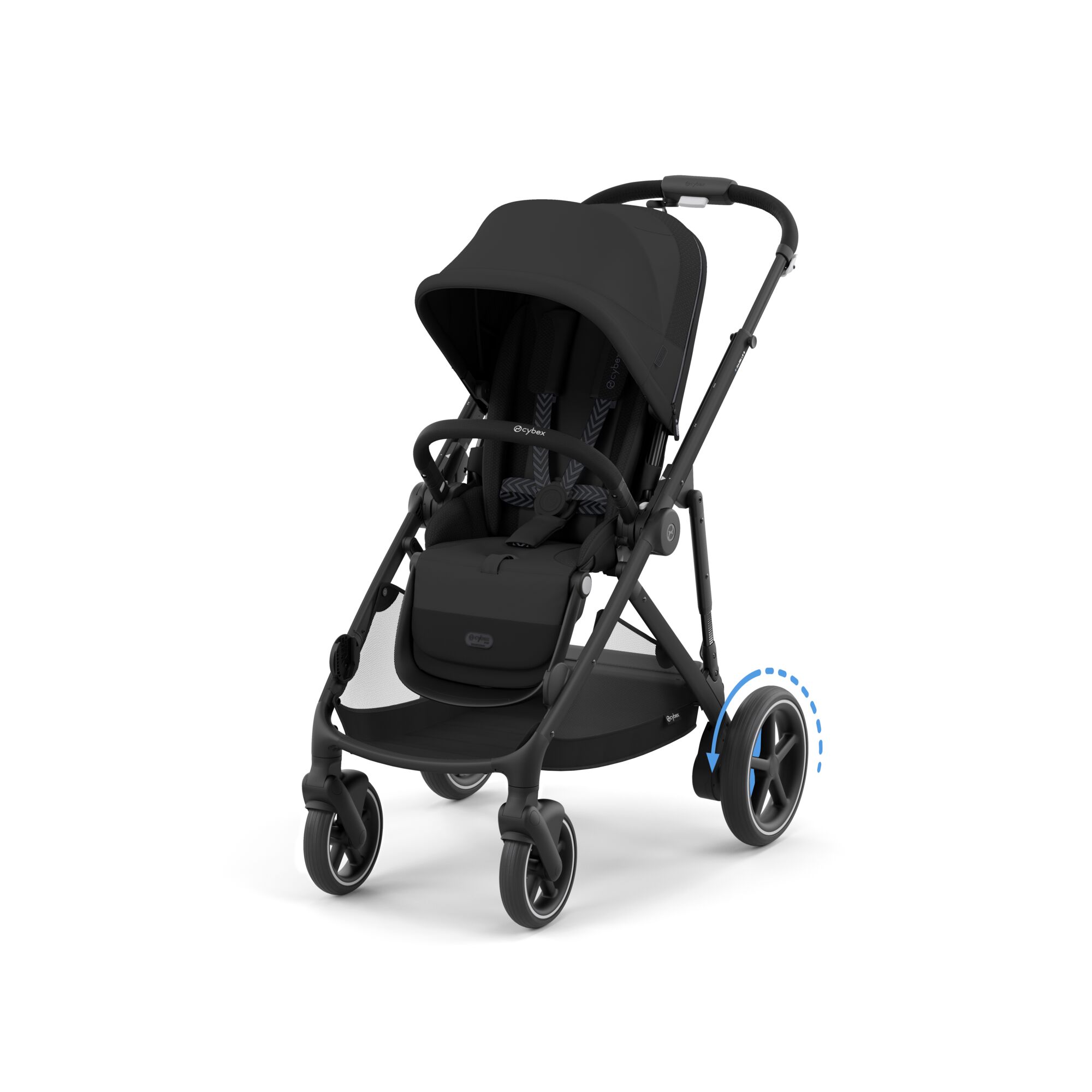Poussette Cybex e-Gazelle S BLK Moon Black – Image 3