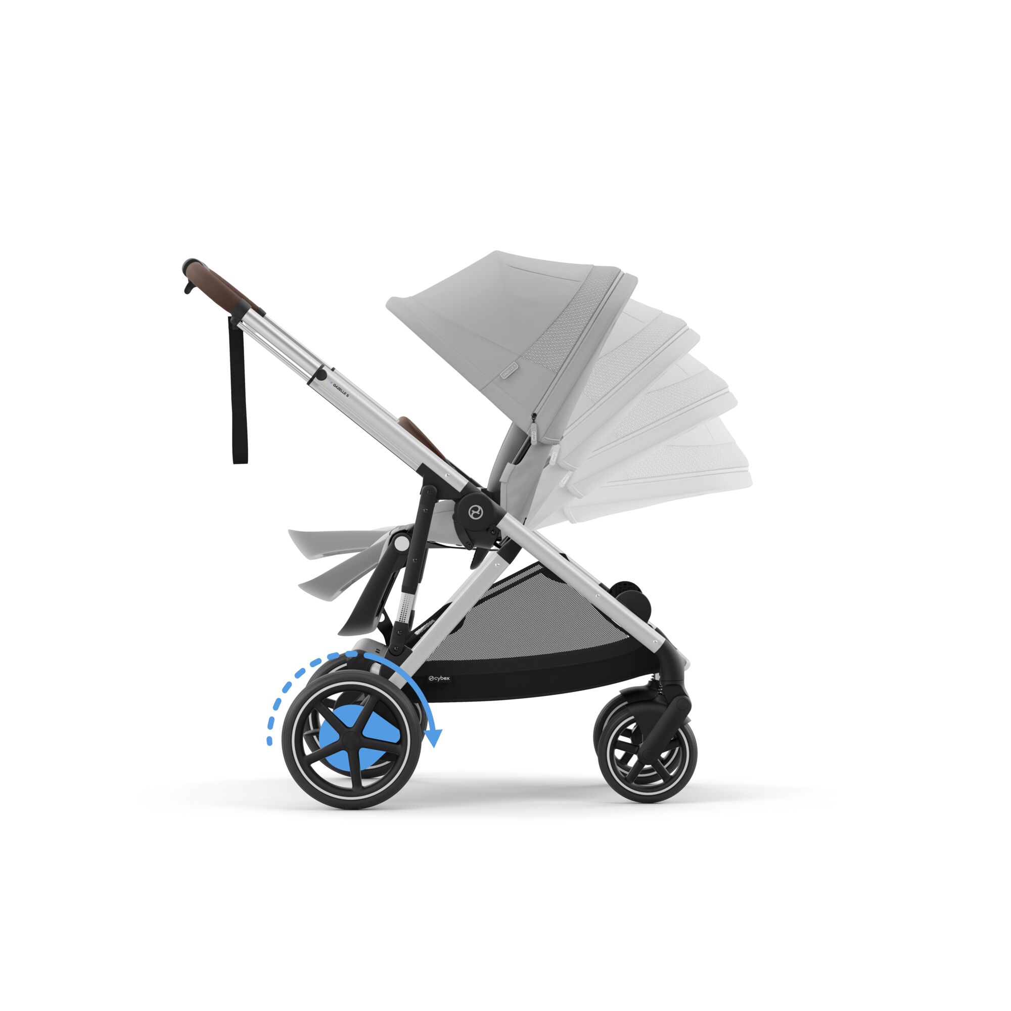 Poussette Cybex e-Gazelle S SLV Stone Grey – Image 4