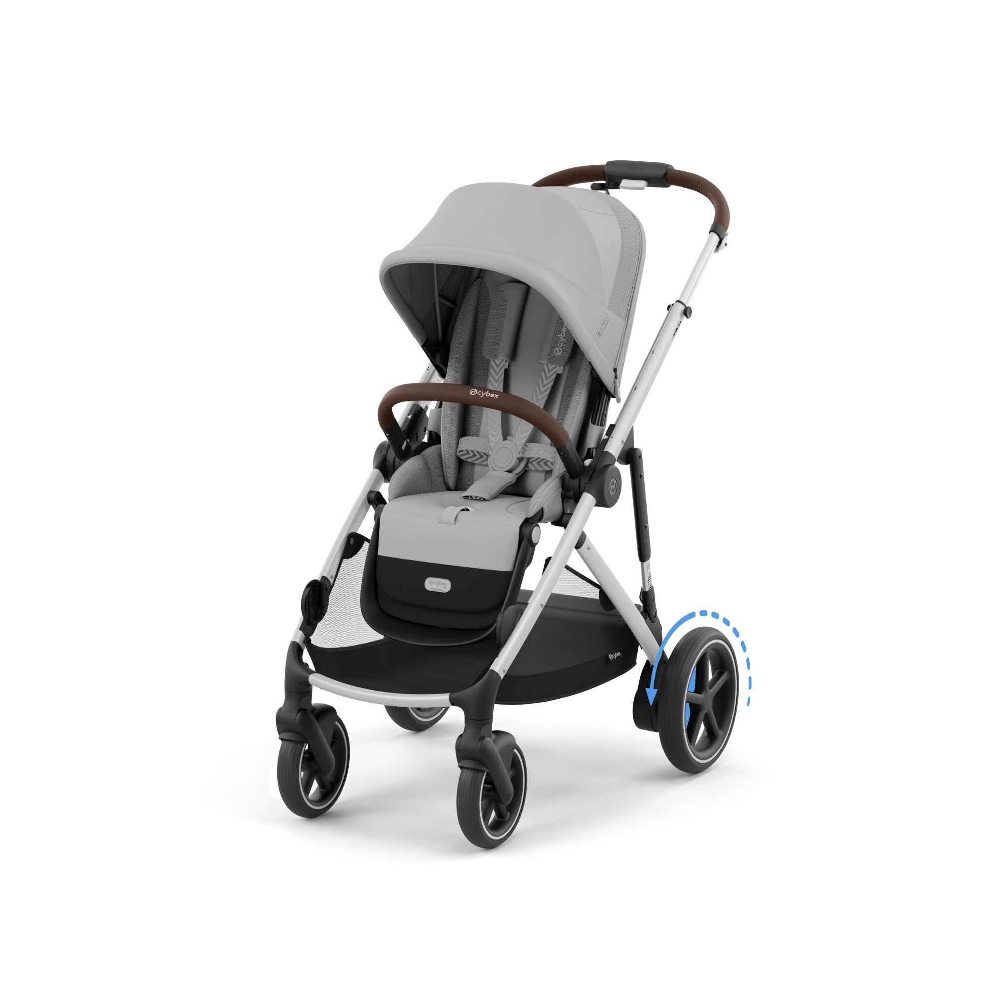 Poussette Cybex e-Gazelle S SLV Stone Grey – Image 3