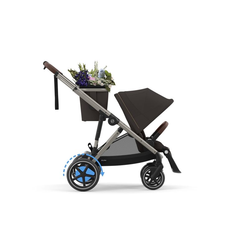 Poussette-Cybex-e-Gazelle-S-TPE-Chocolate-Brown