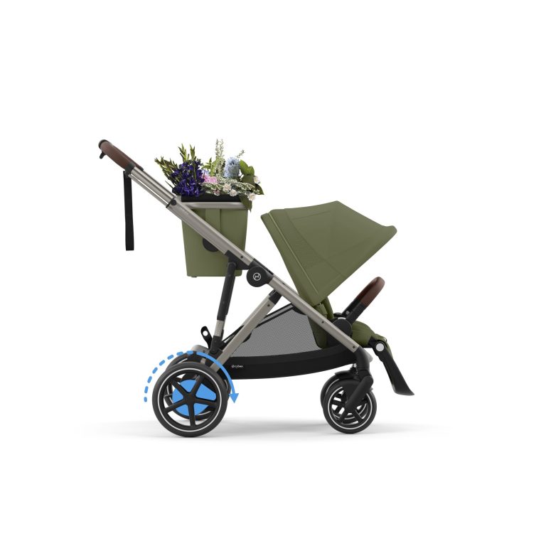Poussette-Cybex-e-Gazelle-S-TPE-Moss-Green