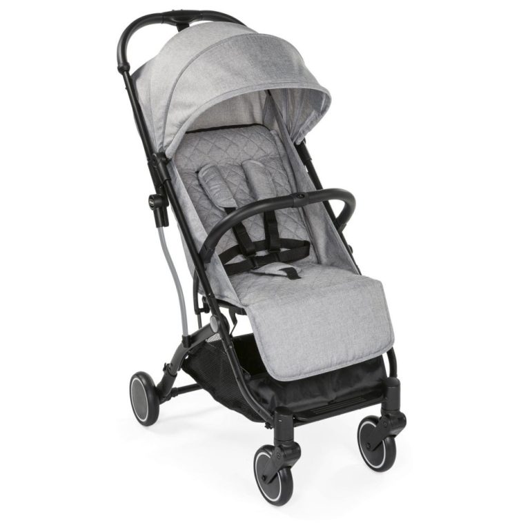 Poussette-canne-Chicco-TrolleyMe-Gris
