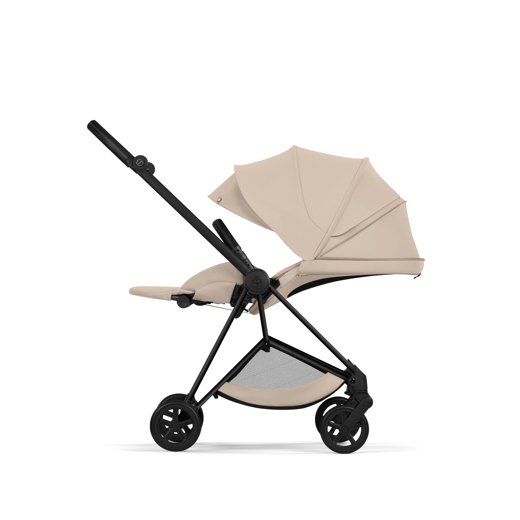 Poussette Cybex Mios Comfort avec nacelle Matt Black/Cozy Beige – Image 4