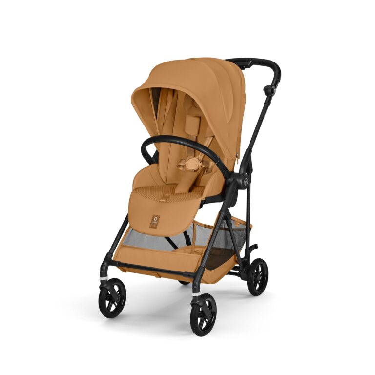 Poussette Cybex Melio Carbon Cinnamon Yellow