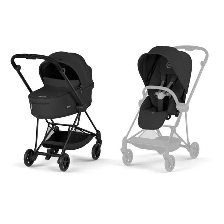 Poussette Cybex Mios Comfort Avec Nacelle Matt Black:Sepia Black