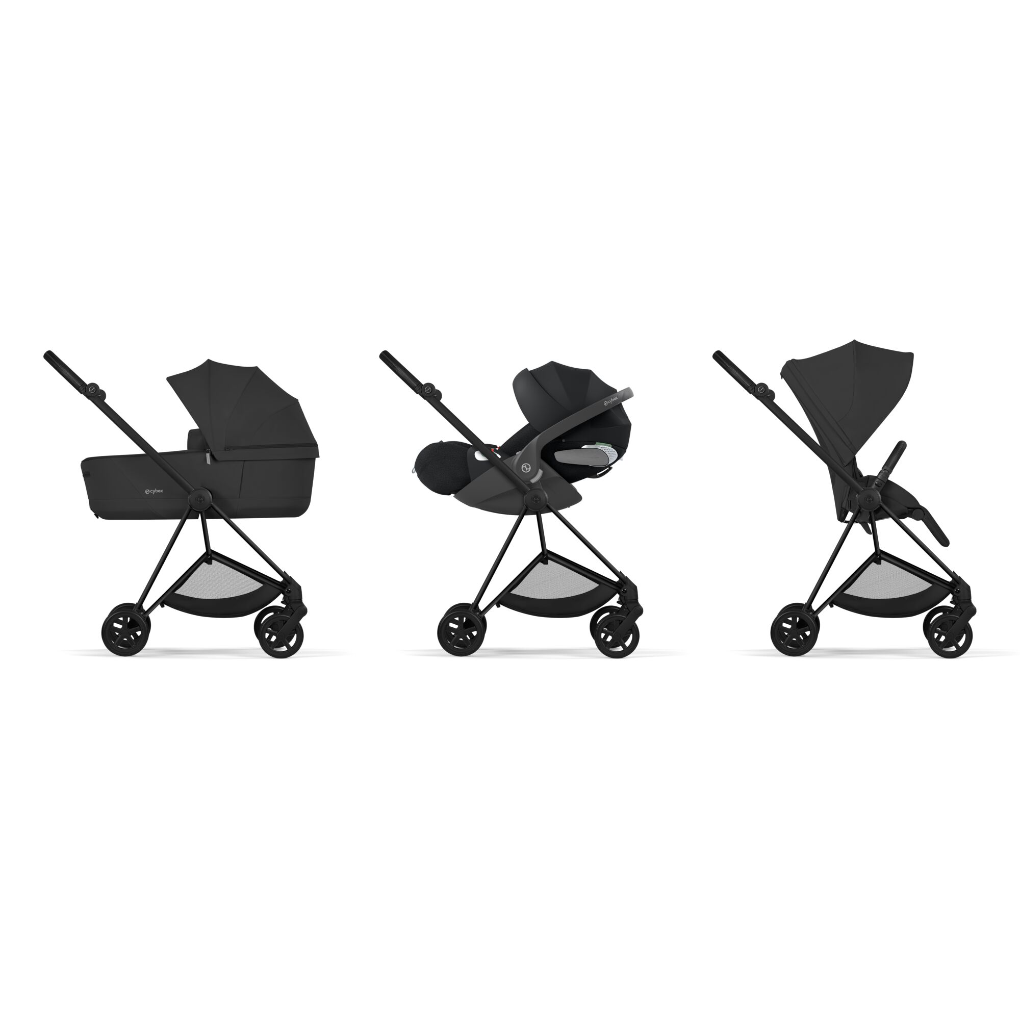 Poussette Cybex Mios Comfort avec nacelle Matt Black/Sepia Black – Image 9