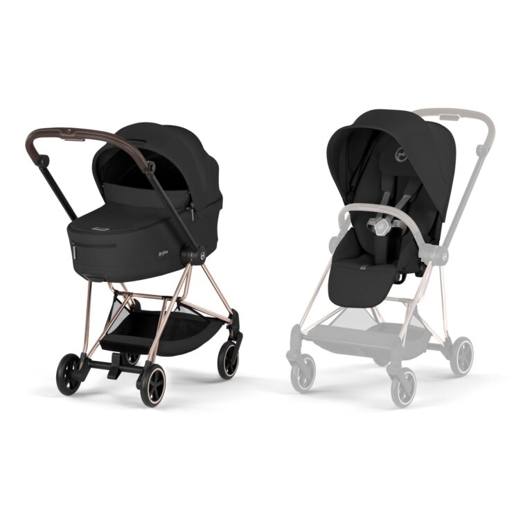 Poussette Cybex Mios Comfort Avec Nacelle Rosegold:Sepia Black