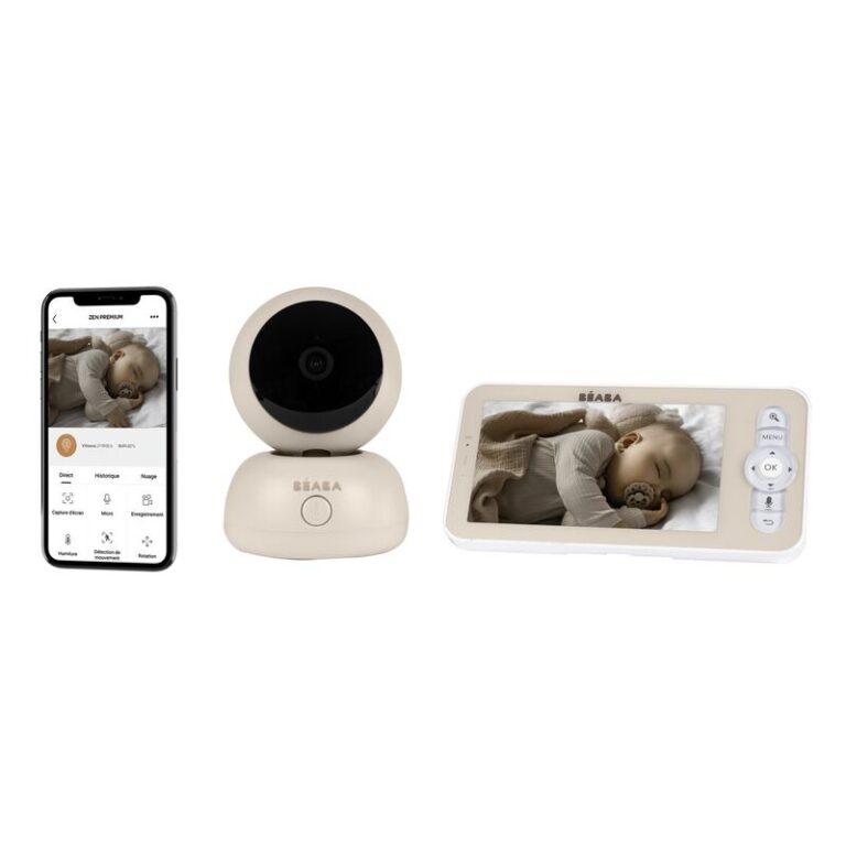 Babyphone Video Beaba ZEN Premium 2 Terre D'argile