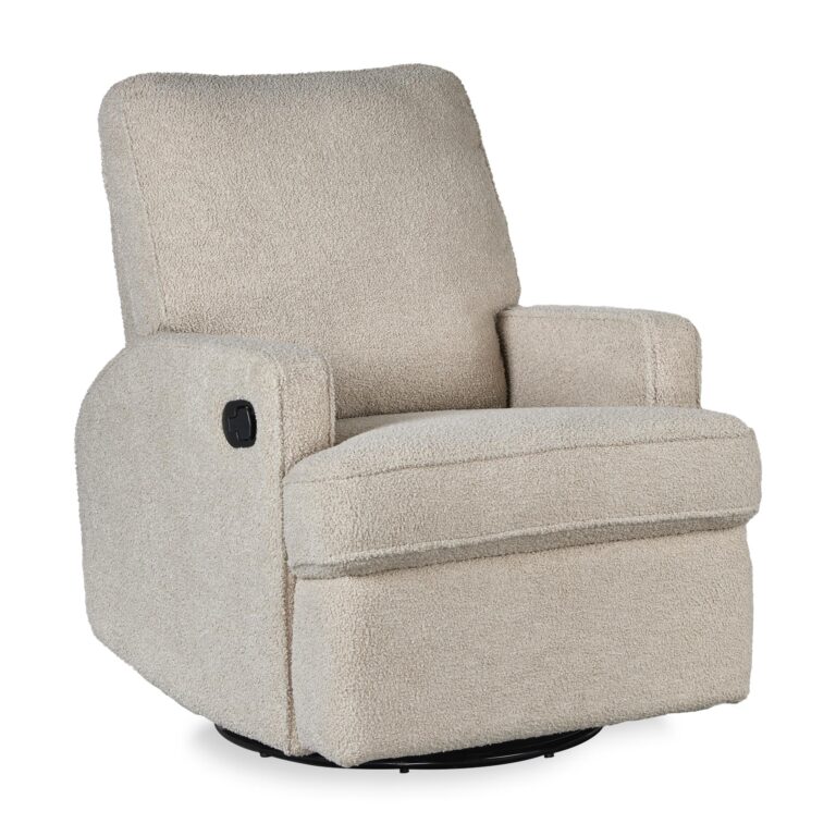 Fauteuil Quax Swivel &amp; Gliding Electric Recliner Teddy Taupe