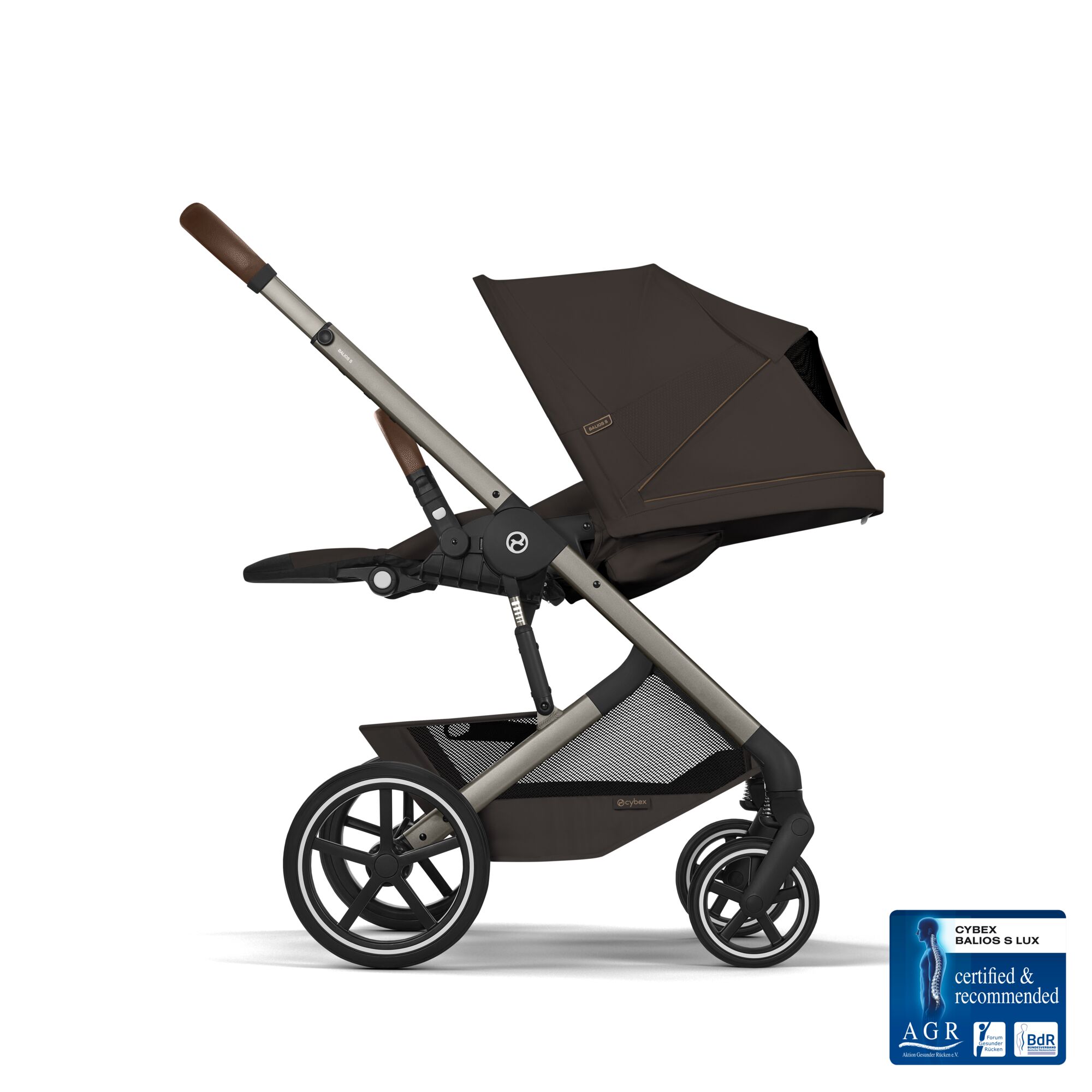 Pack Balios S Lux + nacelle pliable Chocolate Brown – Image 8