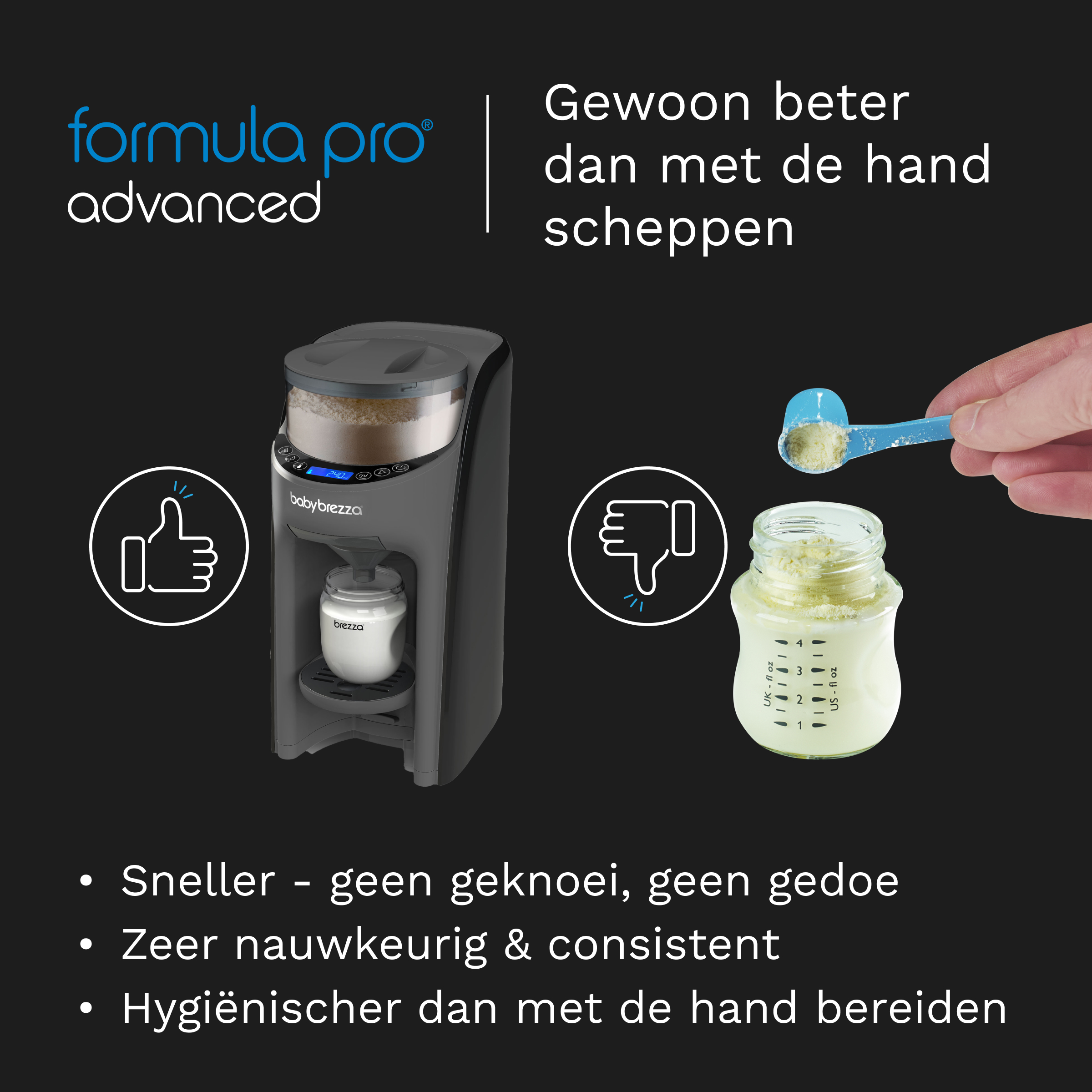 Préparateur de biberons Baby Brezza Formula Pro Anthracite – Image 7
