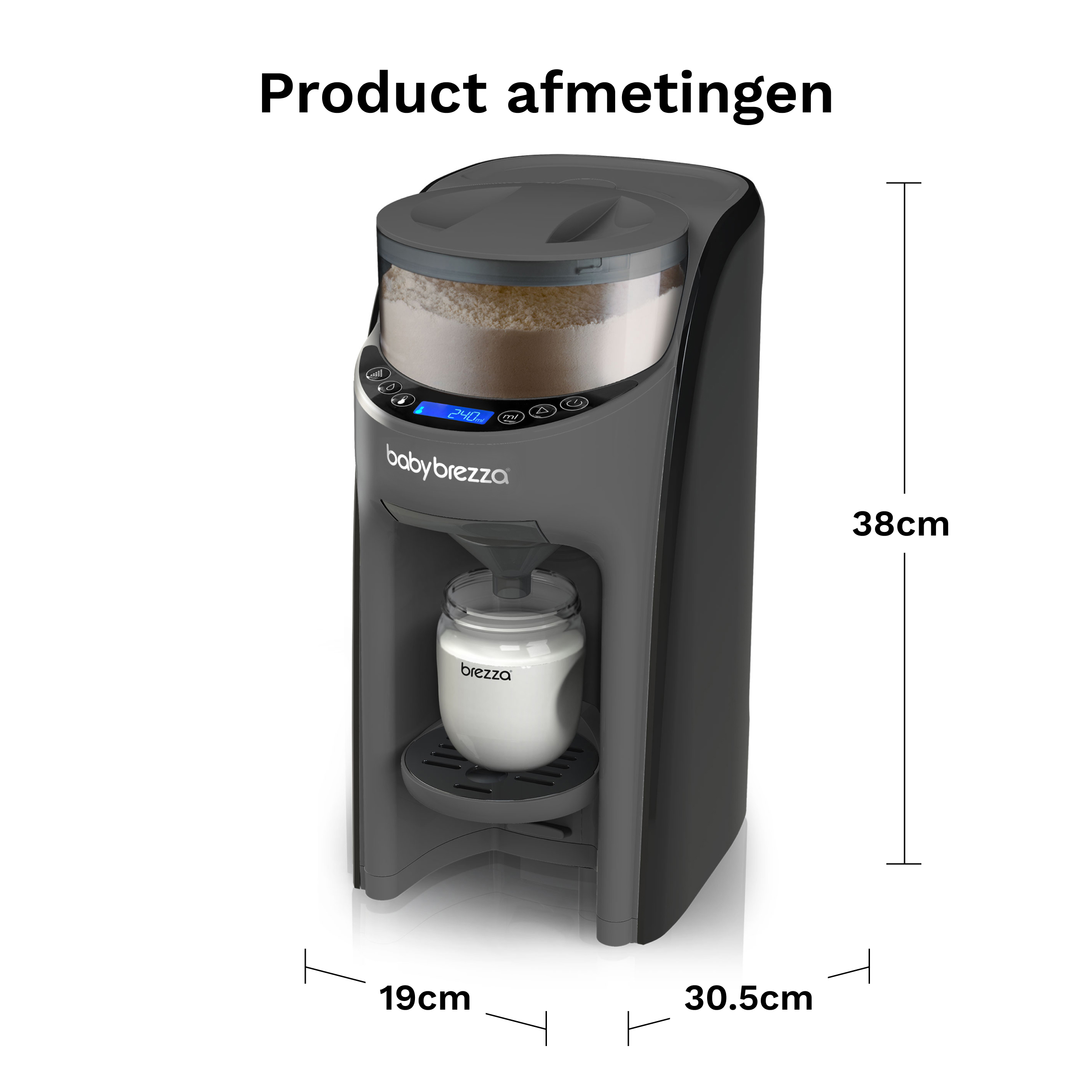 Préparateur de biberons Baby Brezza Formula Pro Anthracite – Image 4