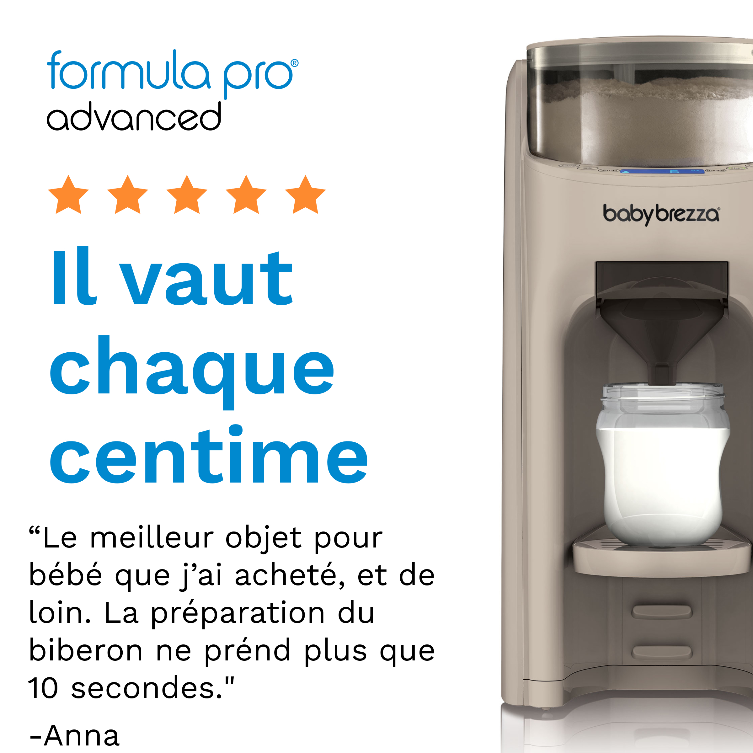 Préparateur de biberons Baby Brezza Formula Pro Oatmeal – Image 5
