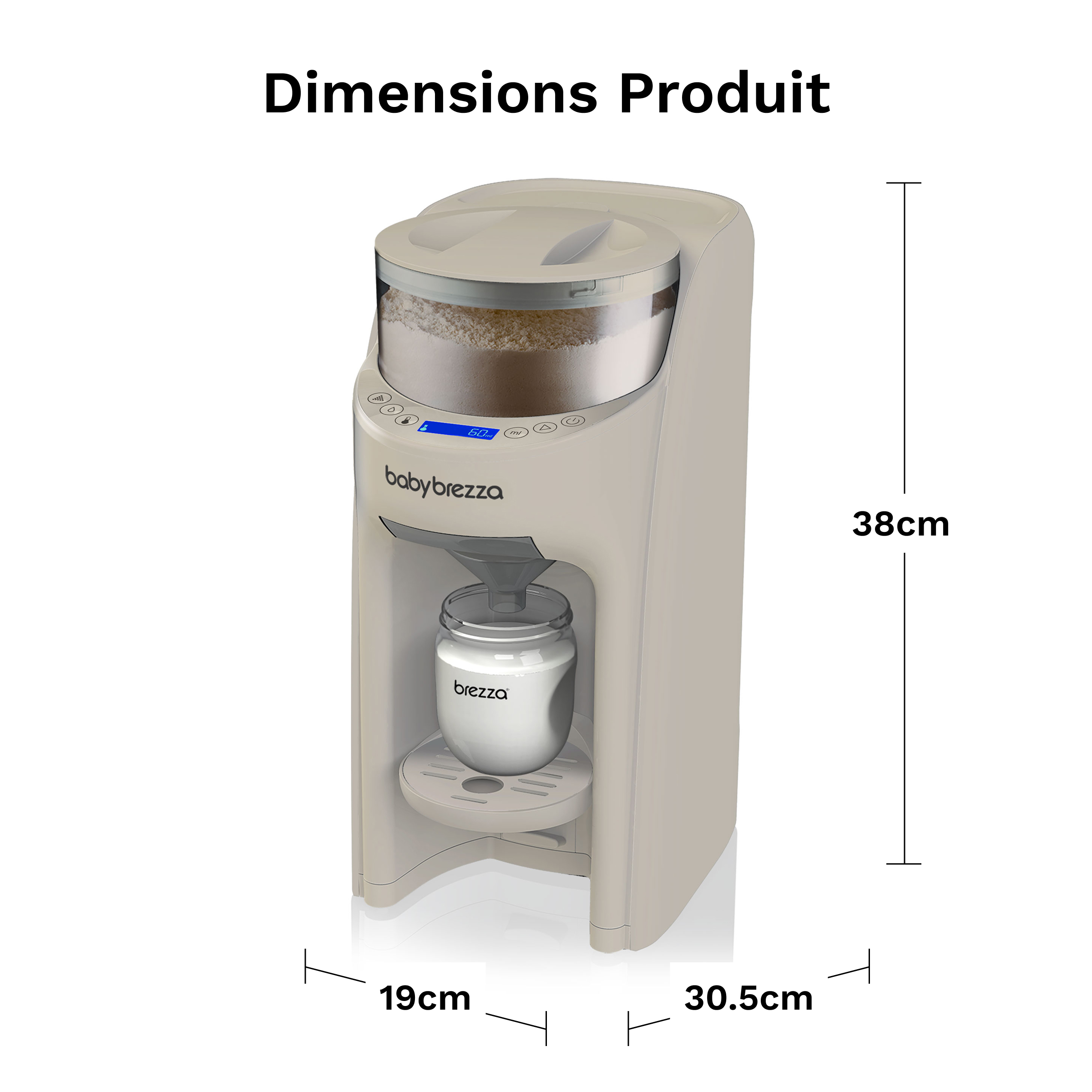 Préparateur de biberons Baby Brezza Formula Pro Oatmeal – Image 3