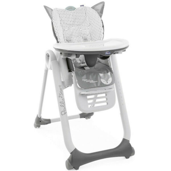 Chaise haute Chicco Polly Progres5 Grey - Baby-Center