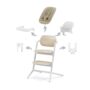 Set chaise haute Cybex Lemo 4en1 Sand White